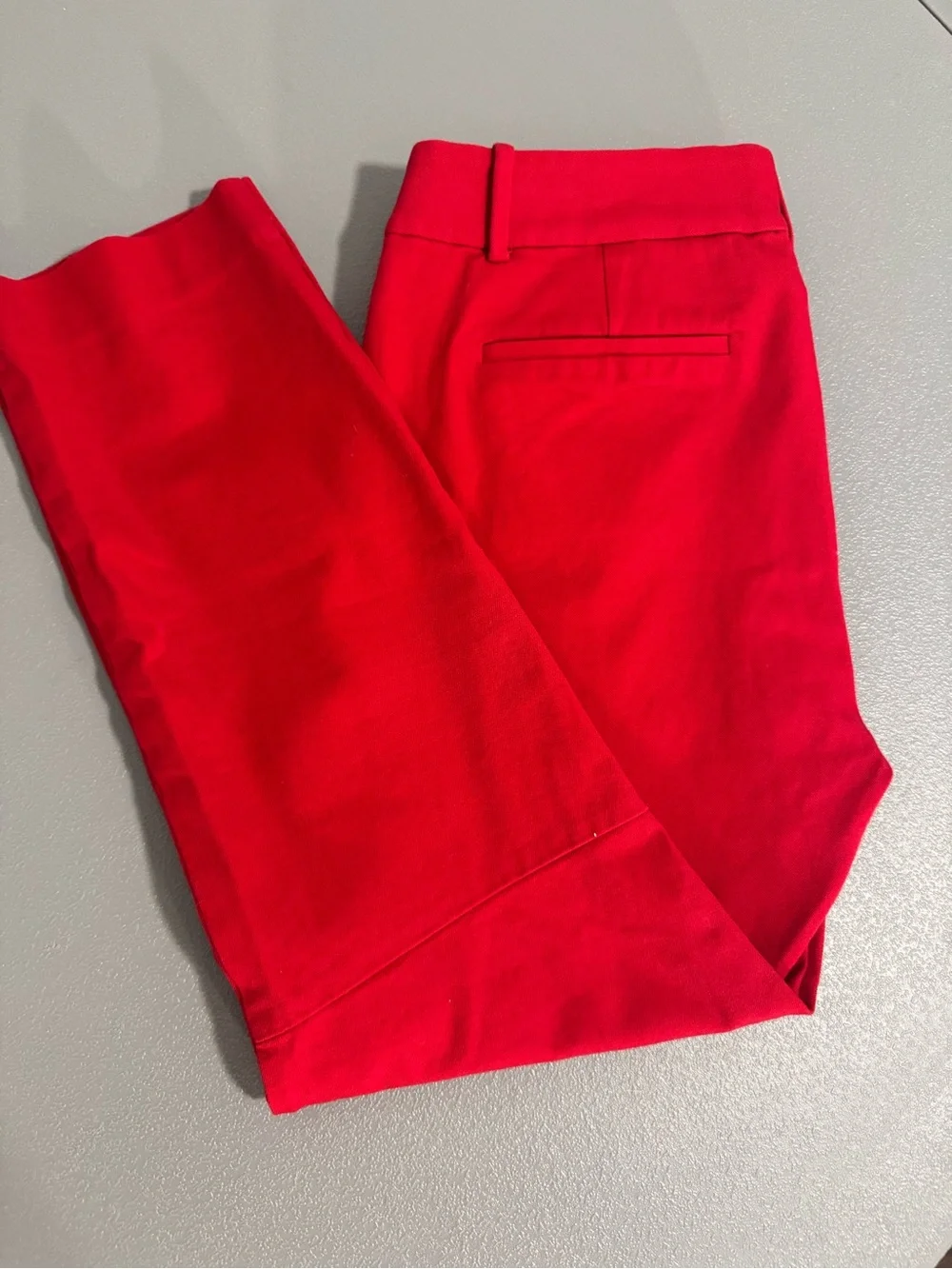 J. Crew Mercantile Red Cotton Slim Fit Dress Pants Size 8 - Picture 6 of 10